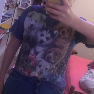 The Mountain Puppy tee shirt